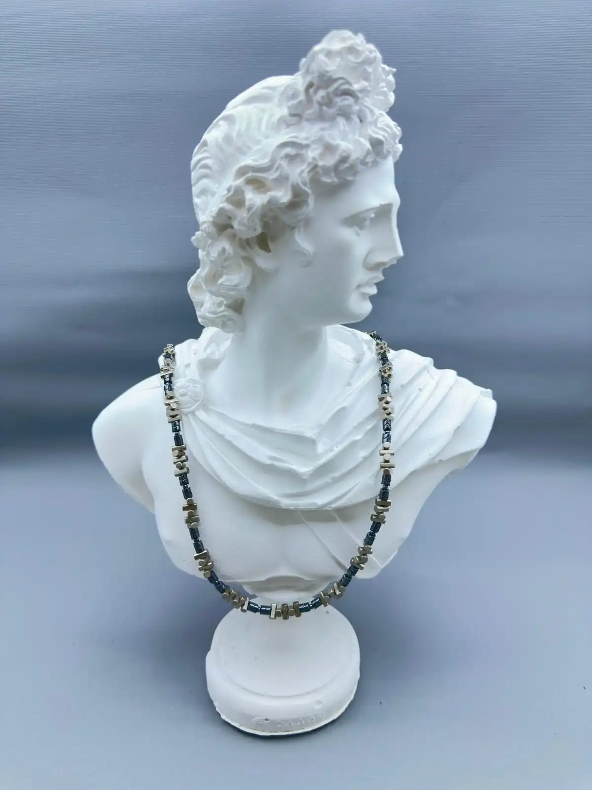 Hematite Doğaltaş Tasarım Kolye